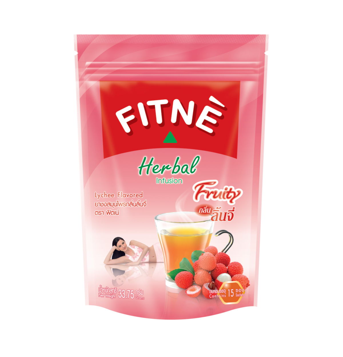 FITNE' Herbal Infusion Tea Lychee Flavored 2.25g.x15 Sachets